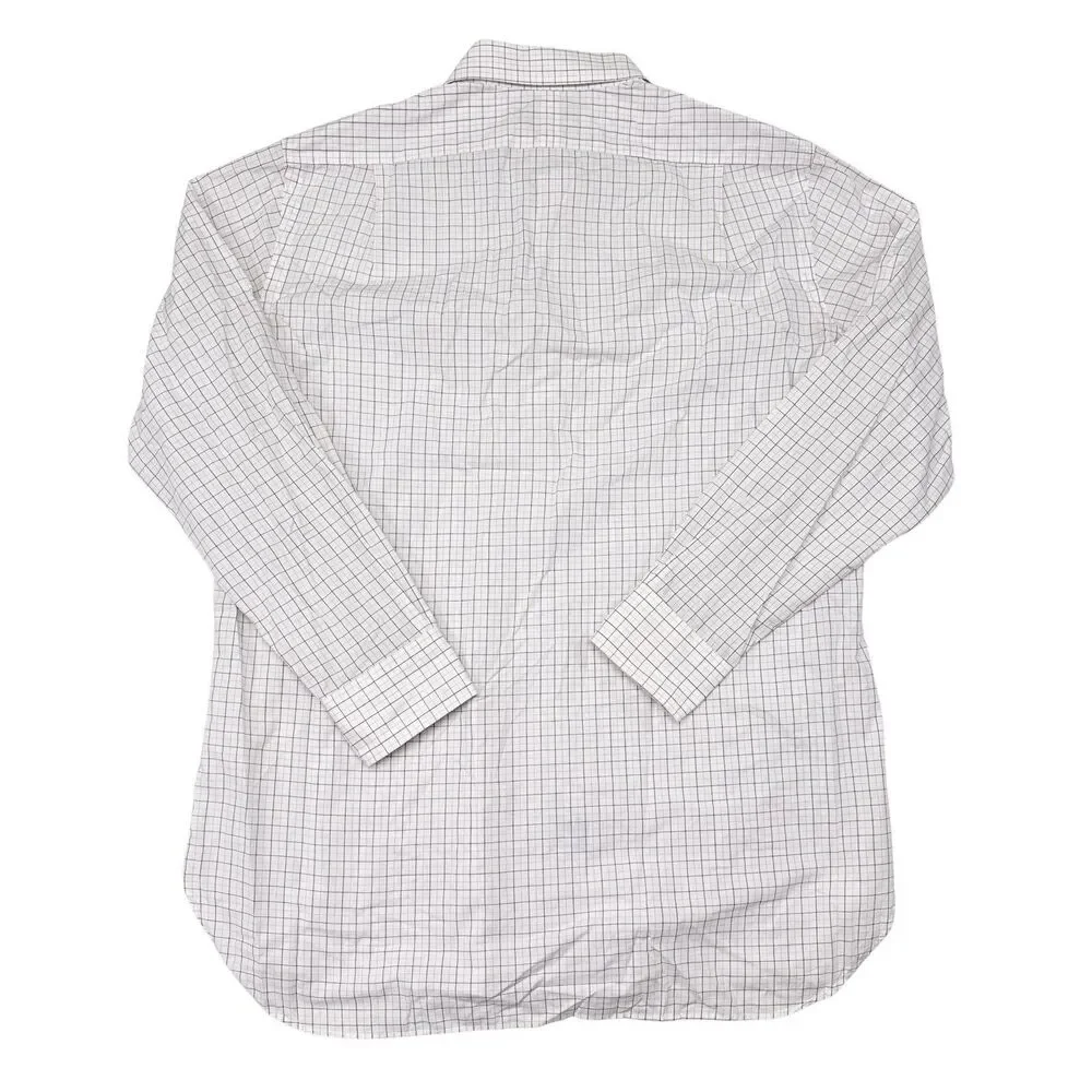 Polo Ralph Lauren Dress Shirt Men’s Size 16 / 33 White Pink Checks Career Office - Picture 2 of 8